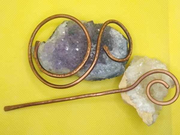 Copper Hair/Shawl Pin