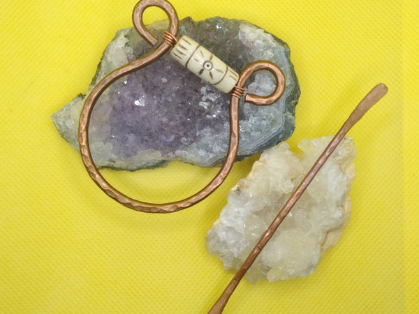 Copper Hair/Shawl Pin