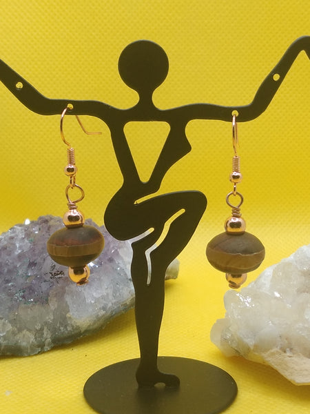 "Double Fudge Donut" ~ Earrings