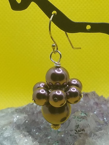 "Blackberry Gallette" ~ Earrings