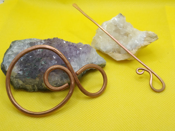 Copper Hair/Shawl Pin