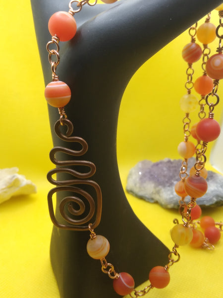 "Orange Creamsicle" ~ Necklace