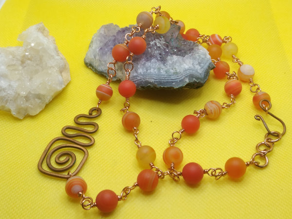 "Orange Creamsicle" ~ Necklace