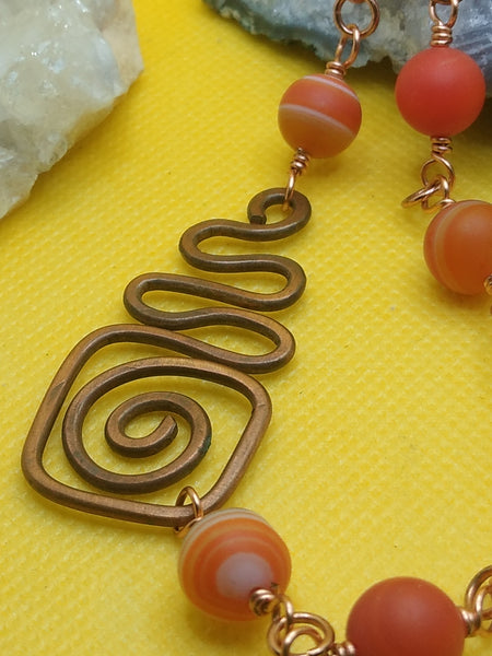 "Orange Creamsicle" ~ Necklace